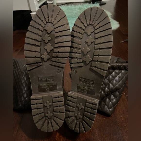 Dark Brown Tall Rider Boots Women’s Size 12 - Picture 7 of 9